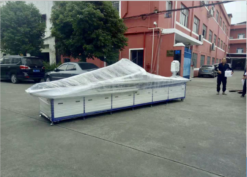 天氣再冷也阻擋不了4米行程鉆孔機出貨江蘇的熱情!